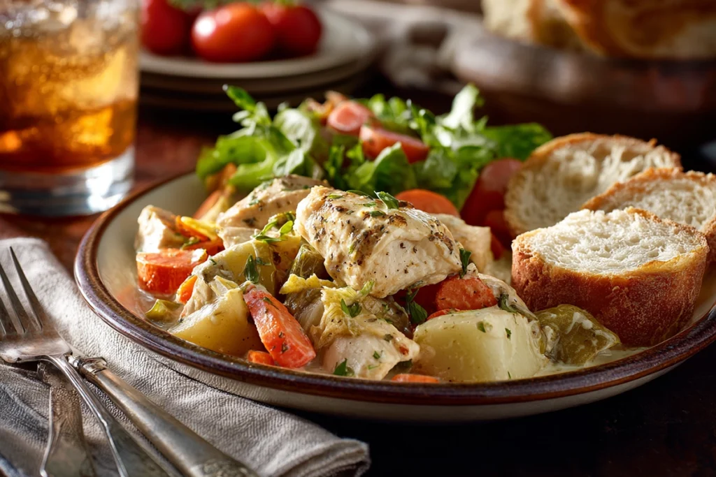 Slow Cooker Ranch Chicken Veggies Serving Suggestions