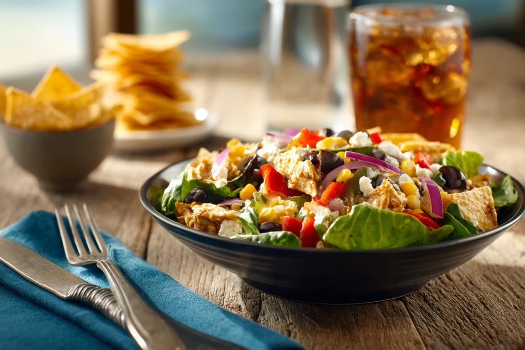 Spicy Southwest Salad Serving Suggestion