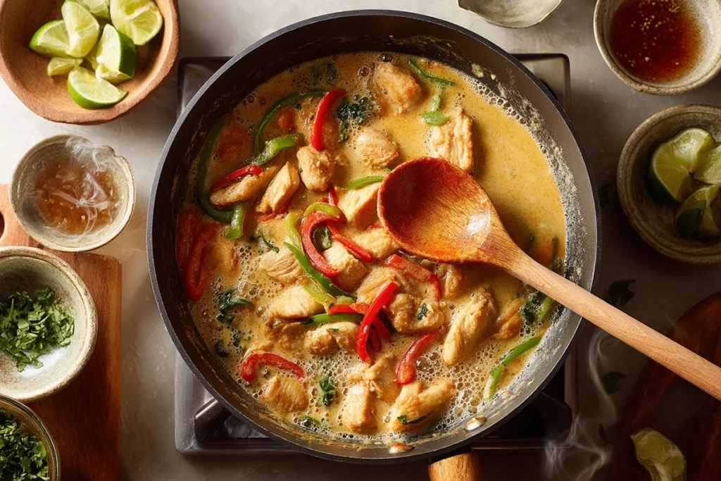 Thai Chicken Coconut CurryStep-by-Step How to Make Thai Chicken Coconut Curry