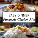 Tropical Pineapple Chicken Rice Delight homestyle dinner