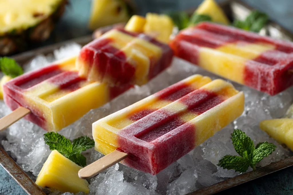 Aloha Tropical Smoothie Frozen Popsicle Version