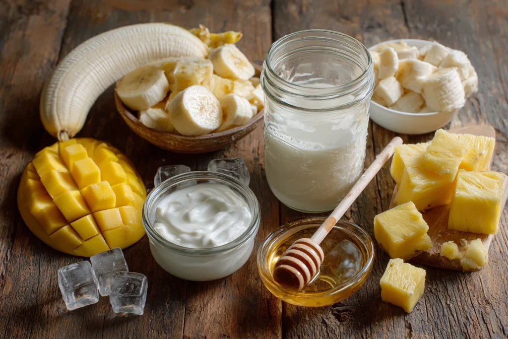 Aloha Tropical Smoothie Ingredients Spread