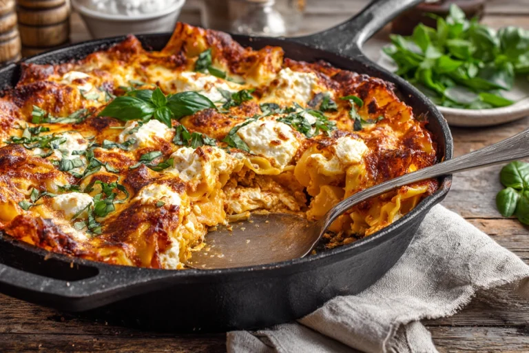 Cheesy Skillet Lasagna