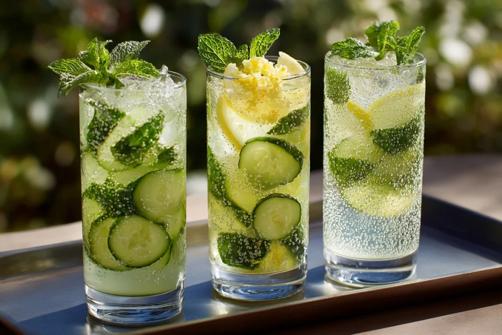 Cucumber Lemonade Sweetened with Honey - Whole-Fed HomesteaFlavor Variations Section