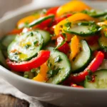 Cucumber and Sweet Pepper Salad