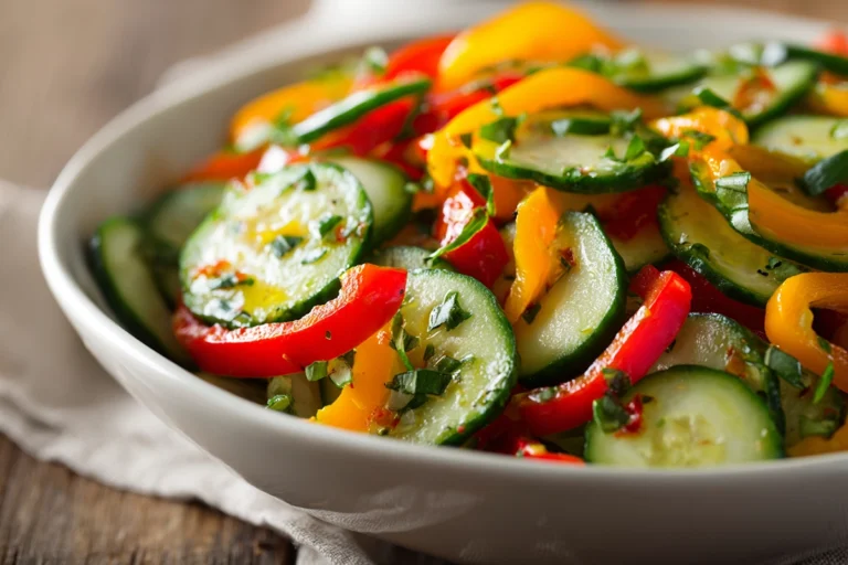 Cucumber and Sweet Pepper Salad