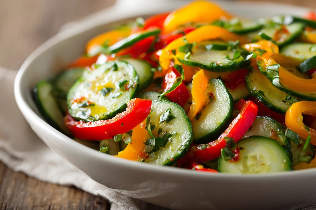 Cucumber and Sweet Pepper Salad