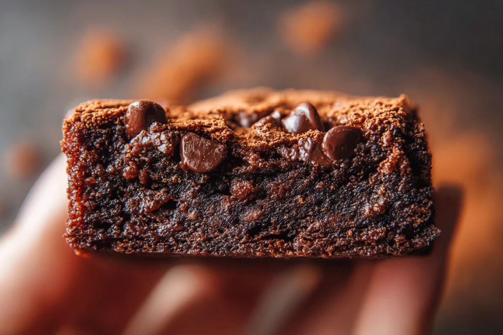 Easy Mexican Brownies Texture Close-Up