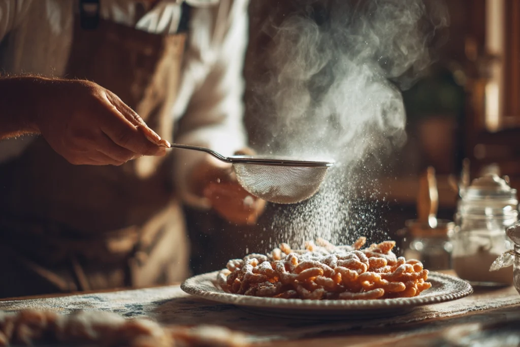 Funnel Cak Serving Funnel Cake at Home