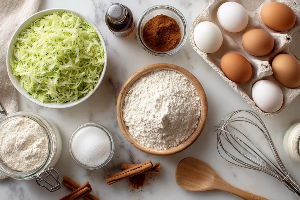 Greek Yogurt Zucchini Bread - Sally's Baking Addiction Ingredients