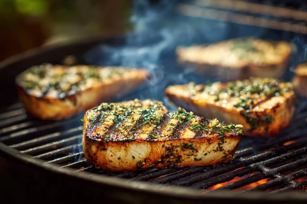 Grilled Swordfish Steaks