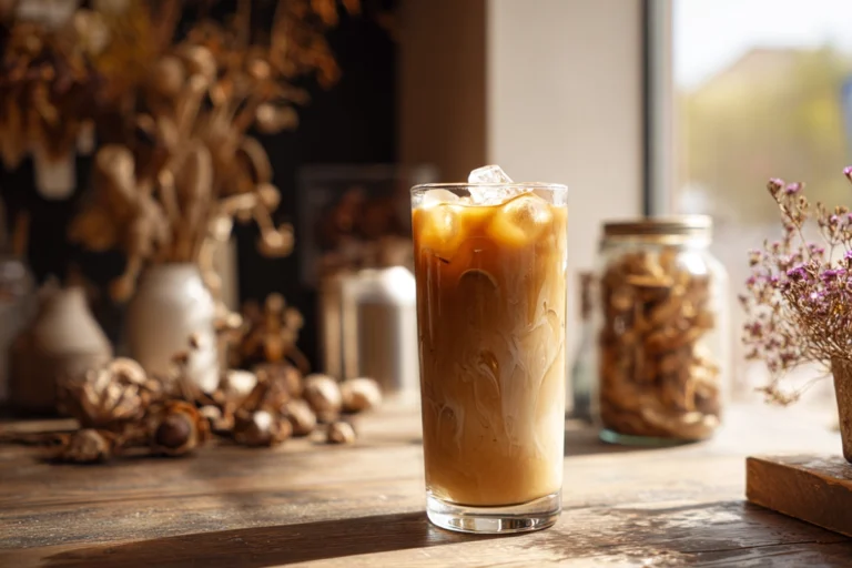 Iced Dandelion Chaga Latte