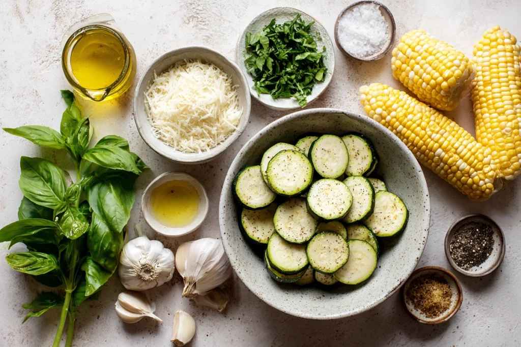 Parmesan Zucchini and Corn Ingredient