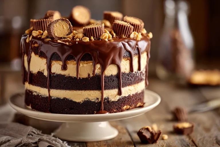 Peanut Butter Chocolate Layer Cake