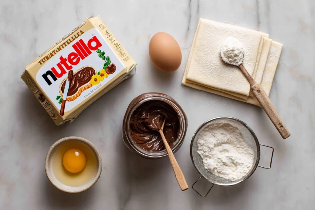 Puff Pastry Nutella Twists Ingredient