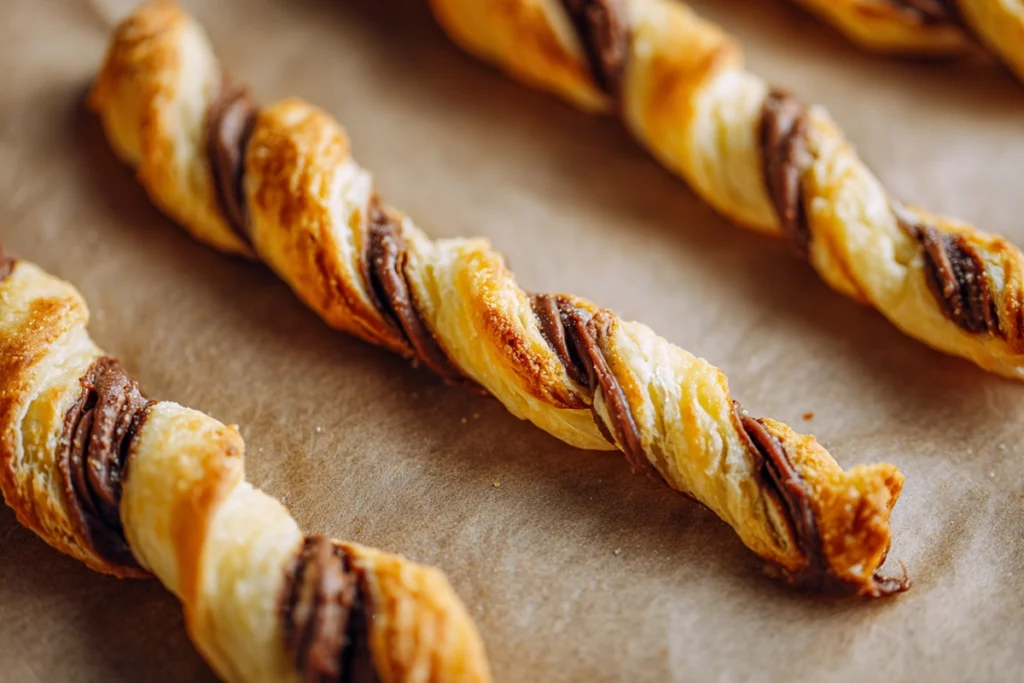 Puff Pastry Nutella Twists – Easy 3-Ingredient Dessert Recipe 10 Puff Pastry Nutella Twists Twisting the Pastry