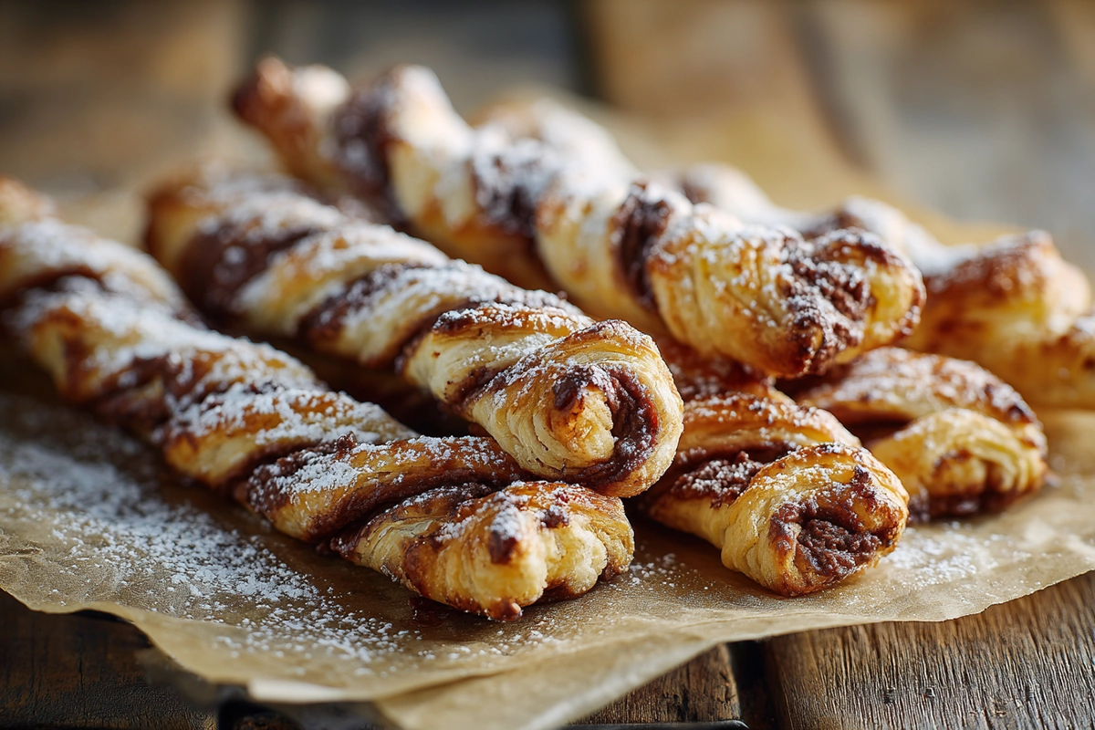 Puff Pastry Nutella Twists