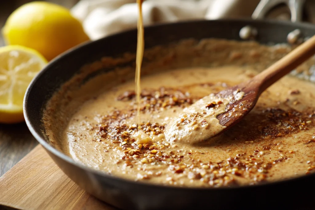 Seared Scallops with Spicy Cajun Cream Sauce Making the Cajun Cream Sauce