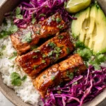 Spicy Chipotle Honey Salmon Bowls Recipe