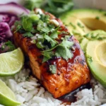 Spicy Chipotle Honey Salmon Bowls Recipe