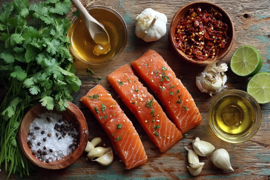 Spicy Chipotle Honey Salmon Bowls Recipe Ingredient
