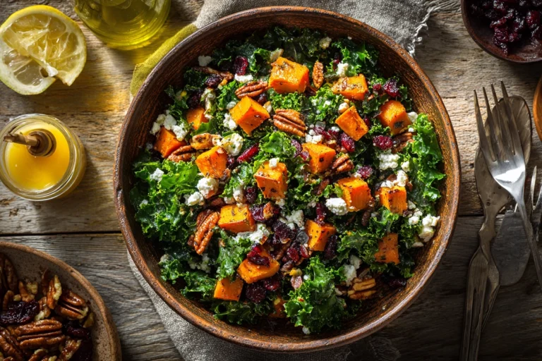 Sweet Potato Kale Salad
