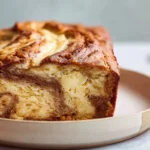 cream cheese banana bread hero shot