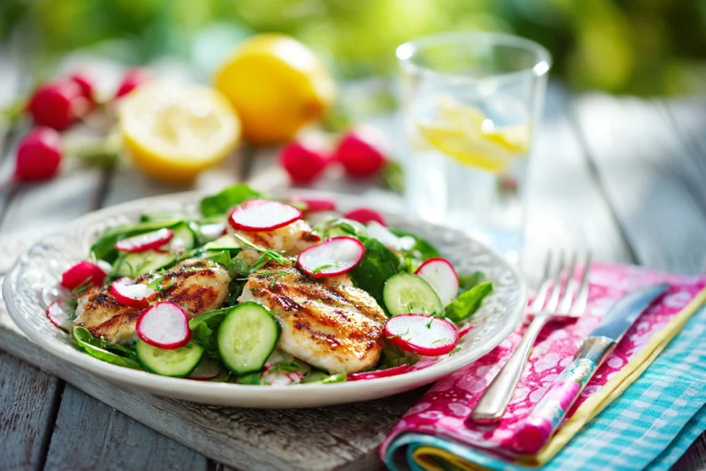 cucumber radish salad Serving Suggestion