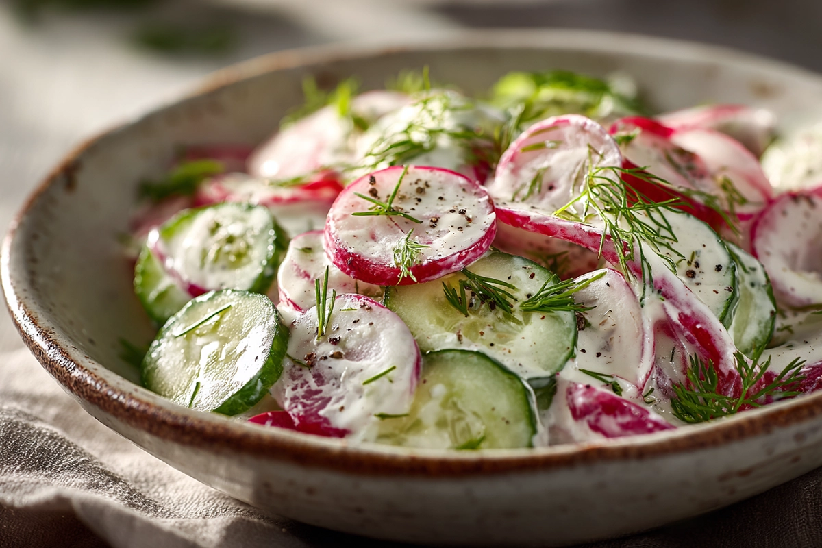 cucumber radish salad