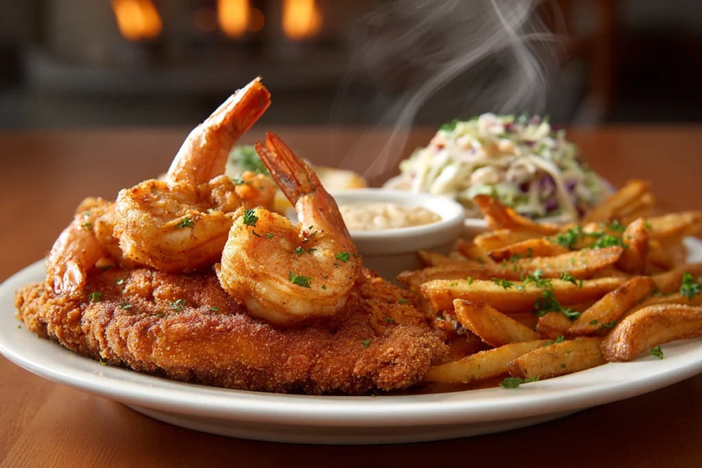 dans seafood Fried Favorites Section