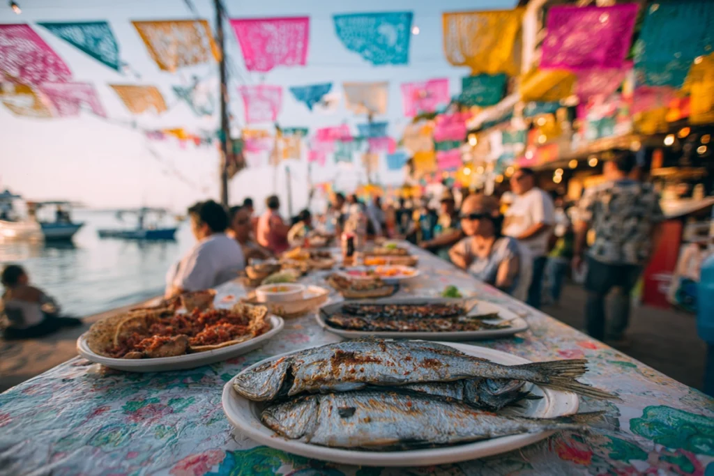 mexican seafood Cultural Experience (Seafood Festival Scene)