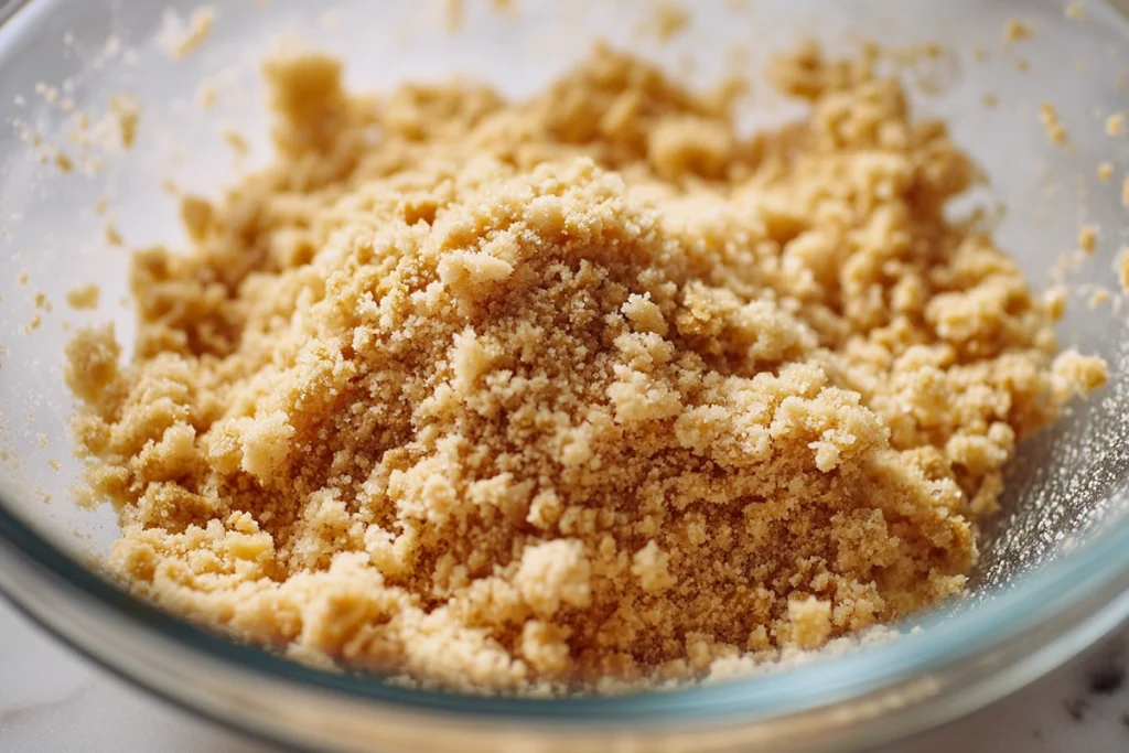 Nutter butter cookie crust mixture with melted butter