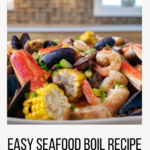 seafood boil recipe cooked at home with shrimp crab and corn