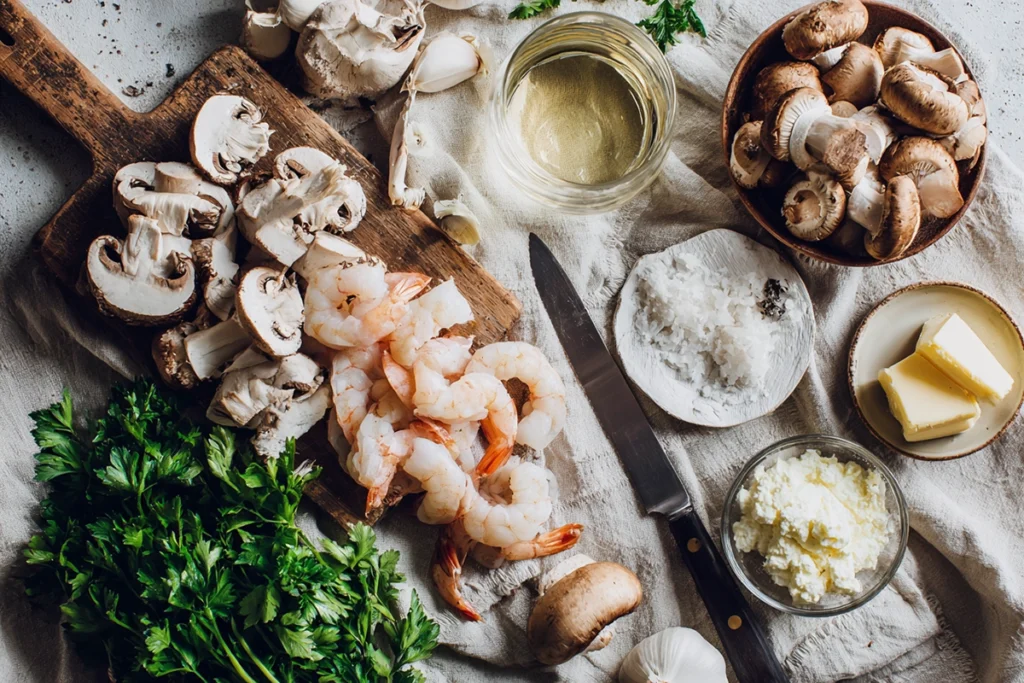 seafood mushroom Ingredients