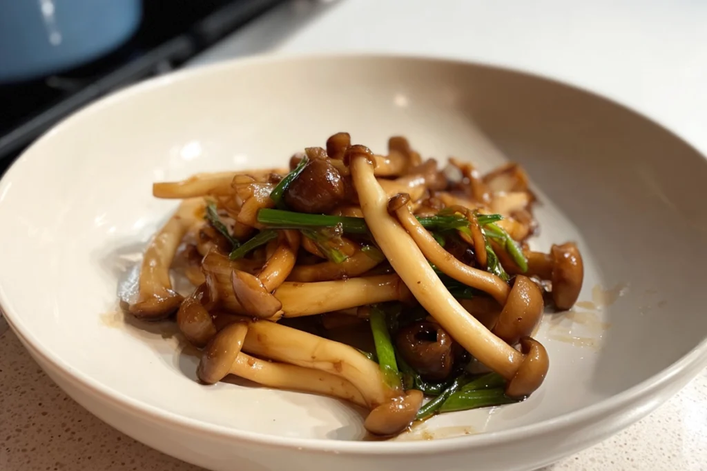 Seafood Mushrooms Stir-Fry That Feels Special but Stays Simple 10 seafood mushrooms served warm just before eating