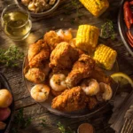 tasty wings and seafood​