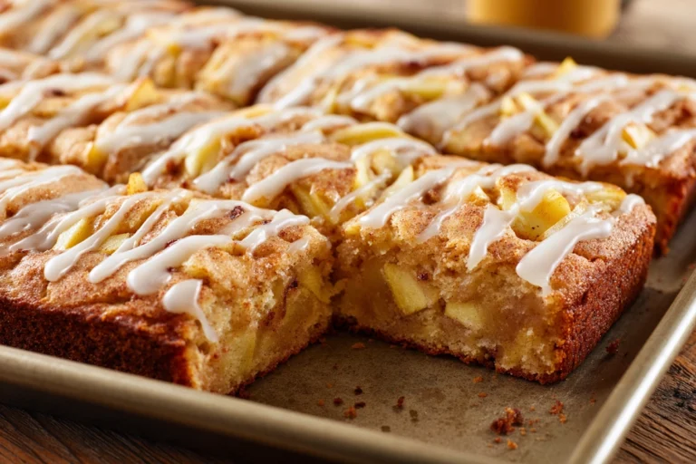 Apple Cinnamon Sheet Cake