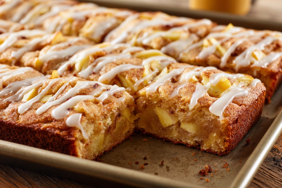 Apple Cinnamon Sheet Cake