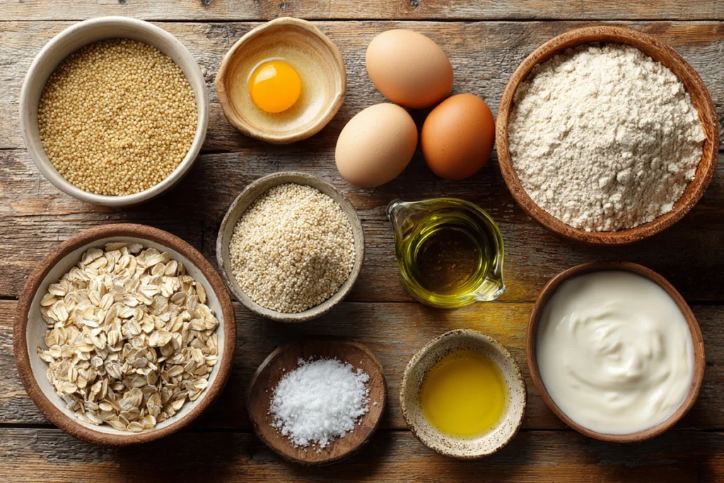 Quinoa Bread Ingredients