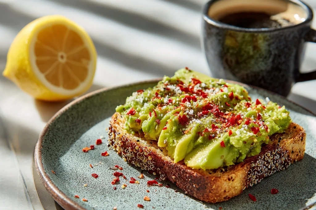 Quinoa Bread Serving Suggestion (Savory toast)