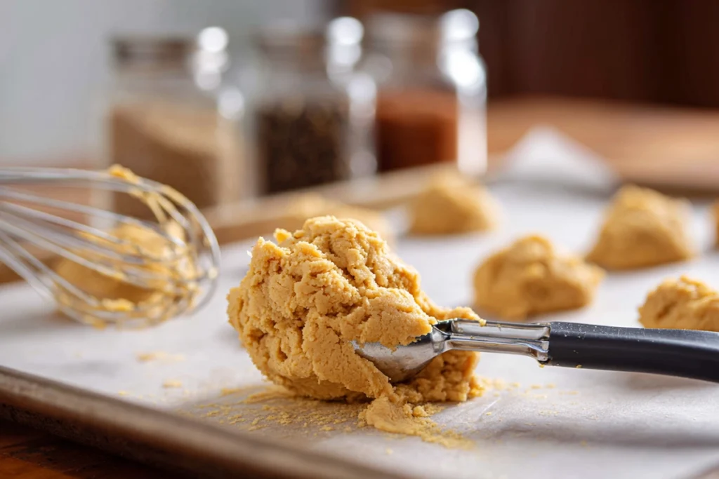 Soft Pumpkin CookieCookie Prep Process