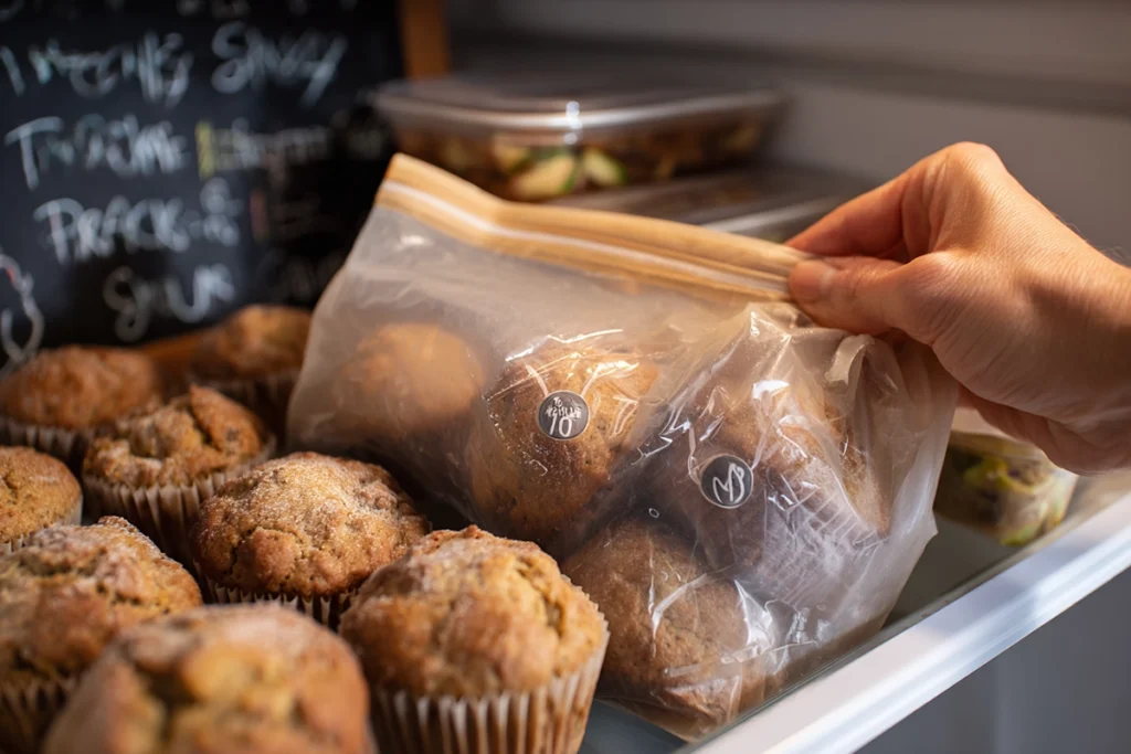 Zucchini Muffin Freezing & Storage Tips