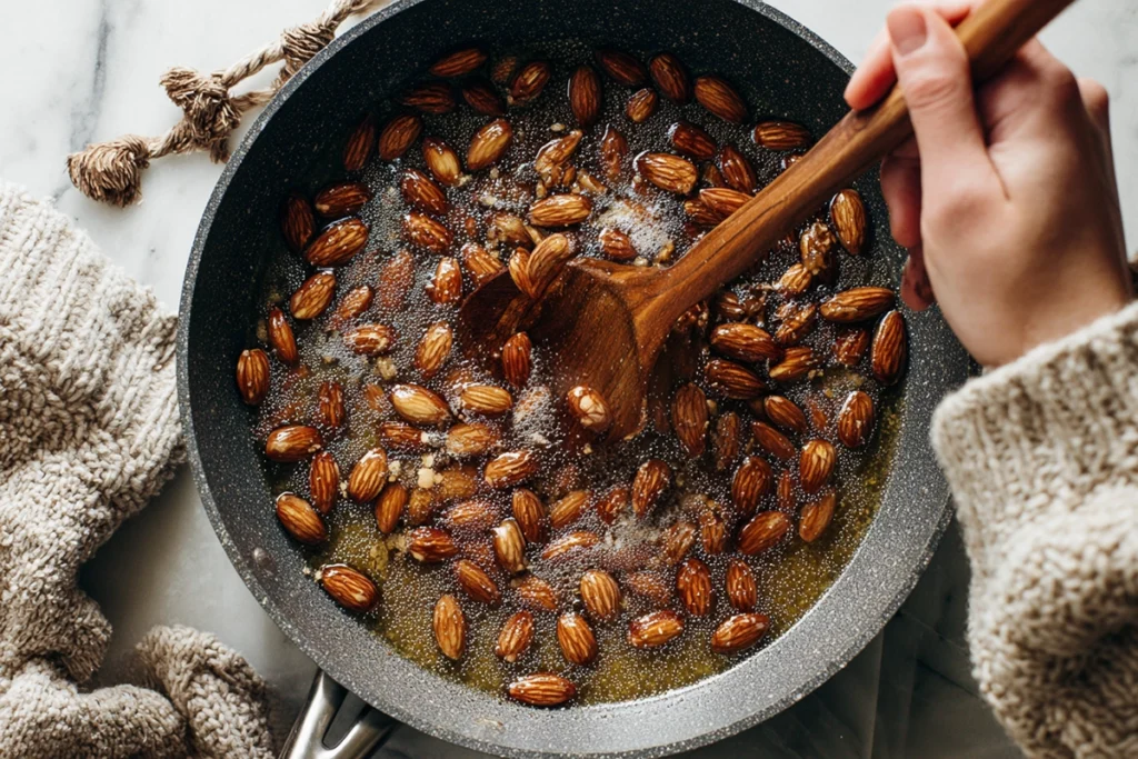 candied almonds Cooking Process (Step-by-Step Instructions)