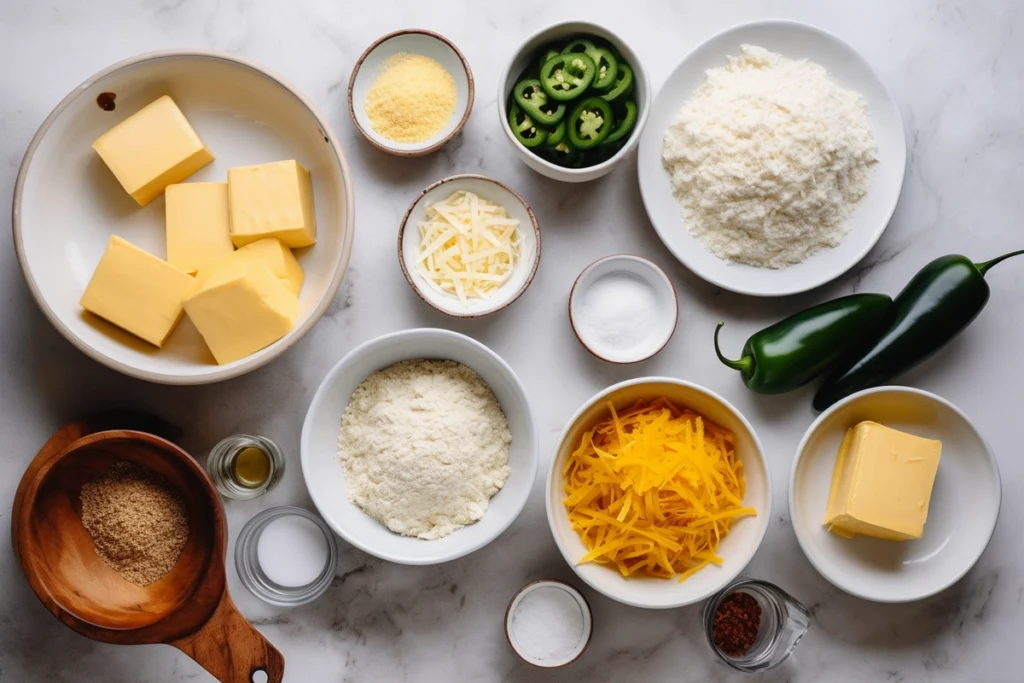 jalapeño cheese breadRecipe Ingredients Image