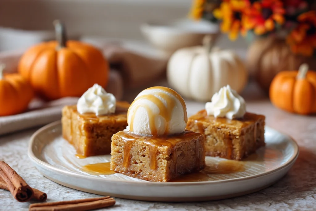 maple glazed apple blondiesServing Suggestion Scene
