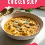 creamy marry me chicken soup served in a cozy home kitchen