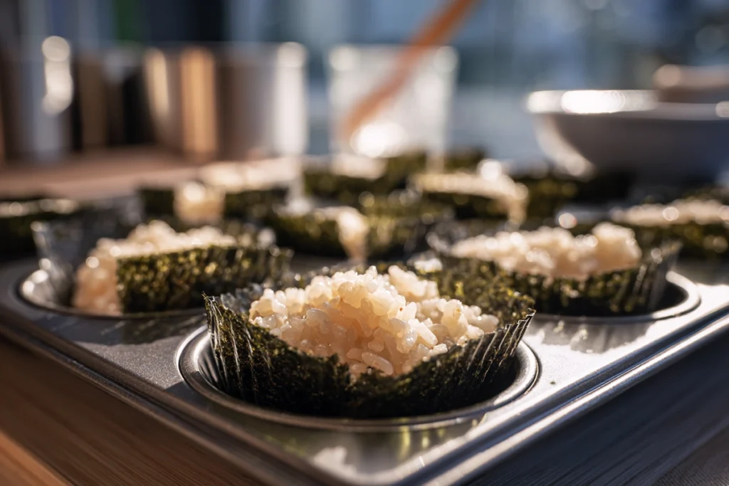 Baked Salmon Sushi Cups: A Flavor-Packed Twist on a Viral Trend 9 Baked Salmon Sushi Cups