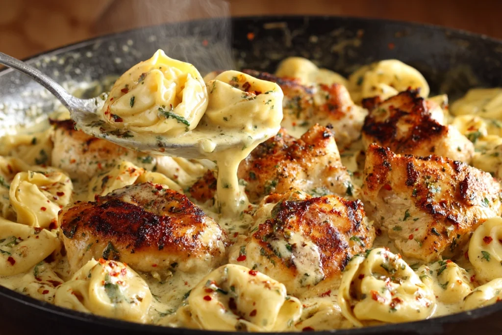 Cajun Chicken Tortellini with Garlic Sauce: A Creamy, Spicy Comfort Dish 10 Cajun Chicken Tortellini with Garlic Sauce