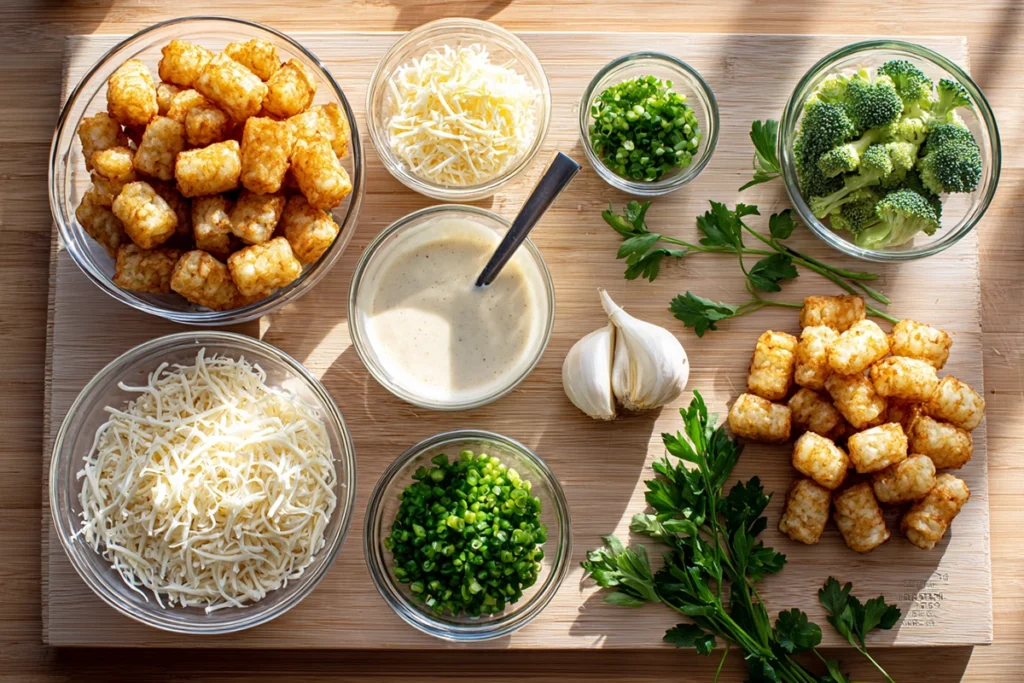 Chicken Alfredo Tater Tot Casserole: Creamy, Cheesy, Comfort You’ll Crave 7 Chicken Alfredo Tater Tot Casserole.webp