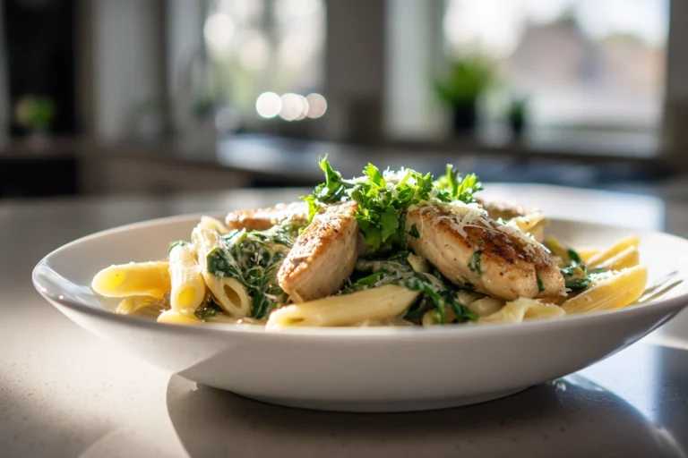 Chicken Spinach Penne
